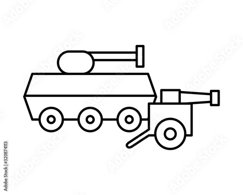 tank military force with cannon war