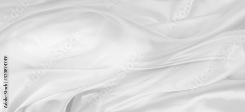 White silk fabric lines