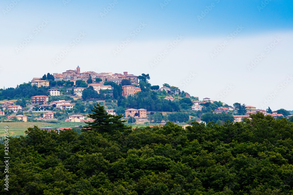 Italian country side landscape in Monteleone d'Orvieto, Umbria