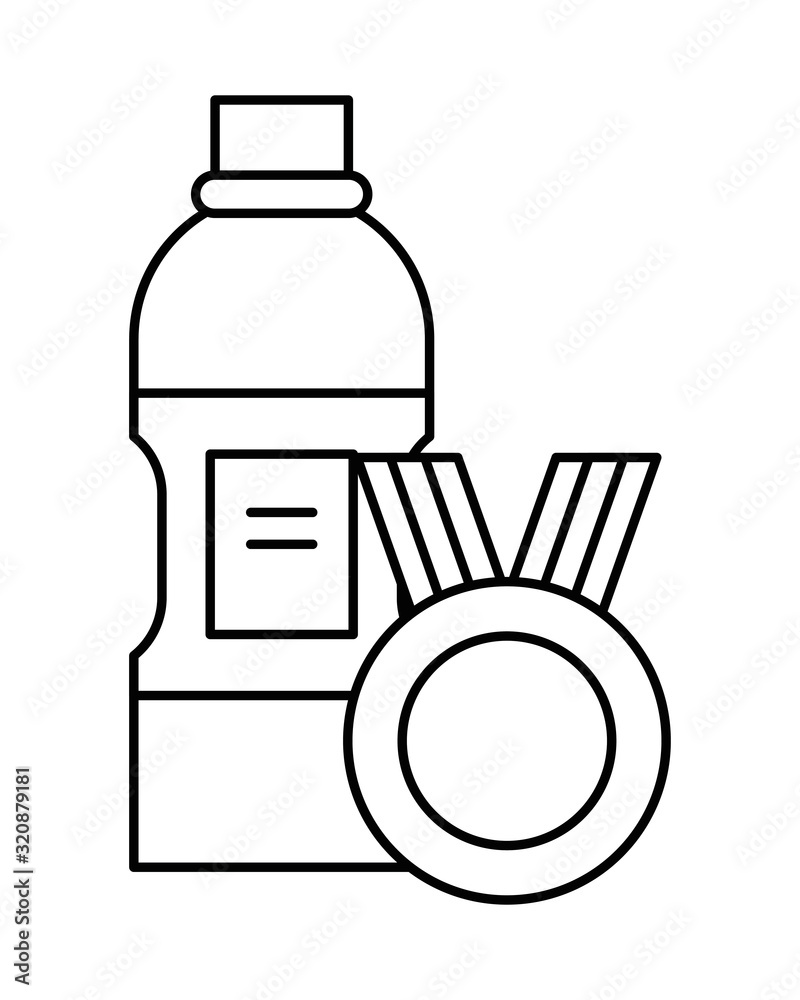 bottle water sport with medal championship bottle water sport with medal championship