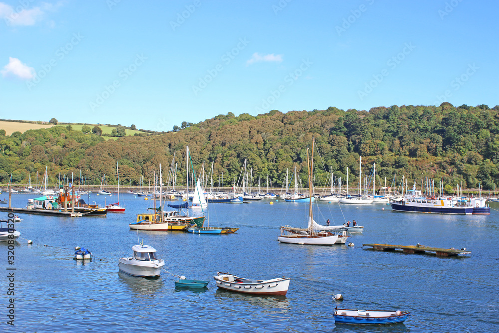 Boats on the River Dart, Devon