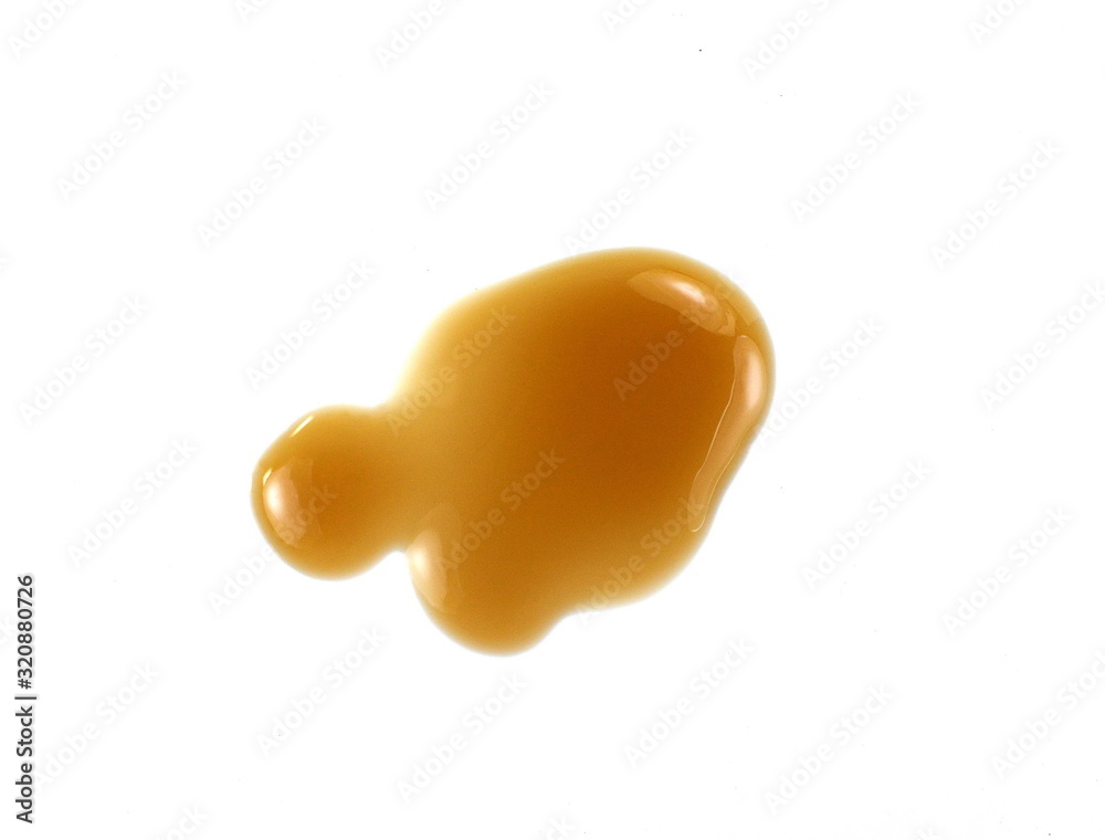 maple syrup isolated on white background