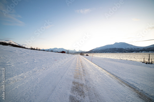 Landscape around Tromso, Norway