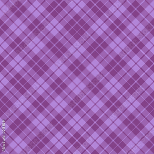 Seamless pattern in evening purple colors for plaid, fabric, textile, clothes, tablecloth and other things. Vector image. 2