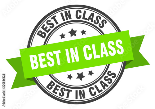 best in class label. best in classround band sign. best in class stamp