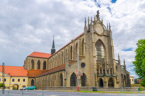 The Church of the Assumption of Our Lady and Saint John the Baptist at Sedlec is a Gothic and Baroque Gothic church building in Kutna Hora town, Central Bohemian Region, Czech Republic