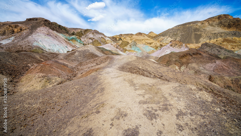 artists palette in death valley national park, california, usa