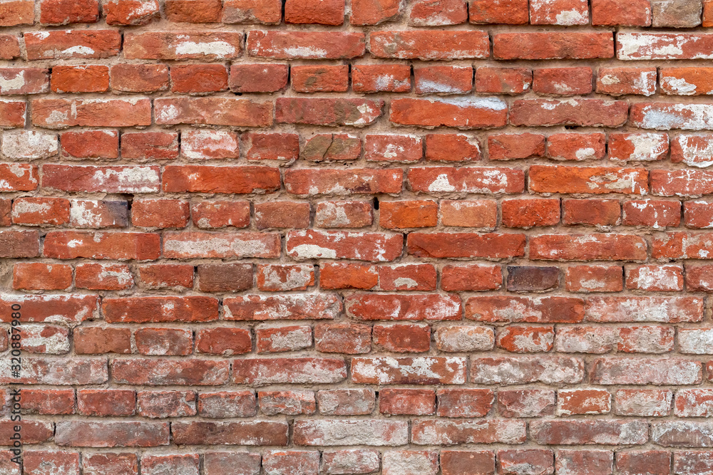 Old Weathered Red Brick Wall Texture Old Weathered Red Brick Wall Texture