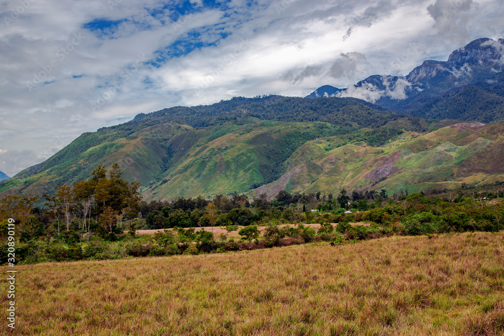 The Baliem Valley is a high mountain valley at the foot of the mountain Trikora Crest in western New Guinea, Indonesia. The main center is the city of Wamena.
