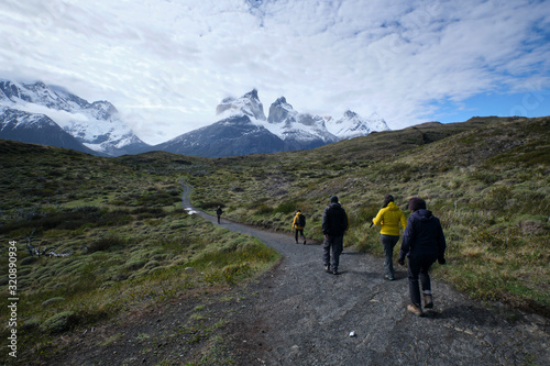 Hiking in Torres del Paine National Park © Kenneth Rivera