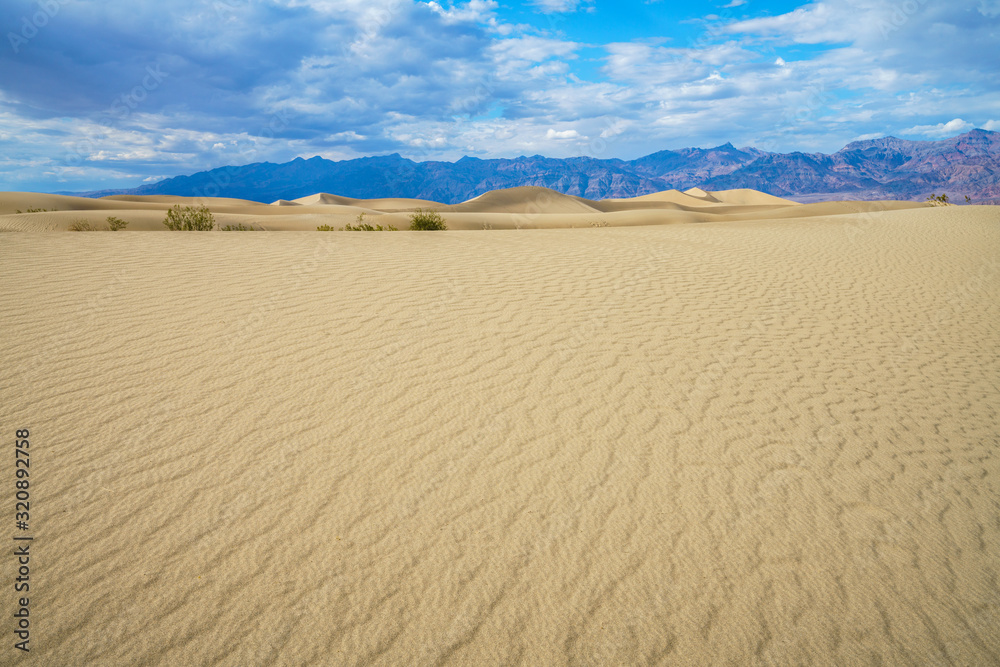 mesquite flat sand dunes in death valley, california, usa mesquite flat sand dunes in death valley, california, usa