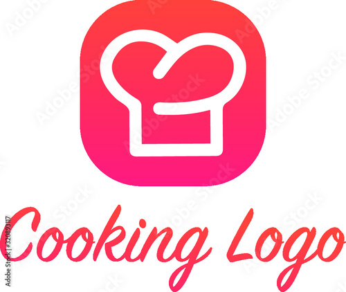 chef eat meal cook logo