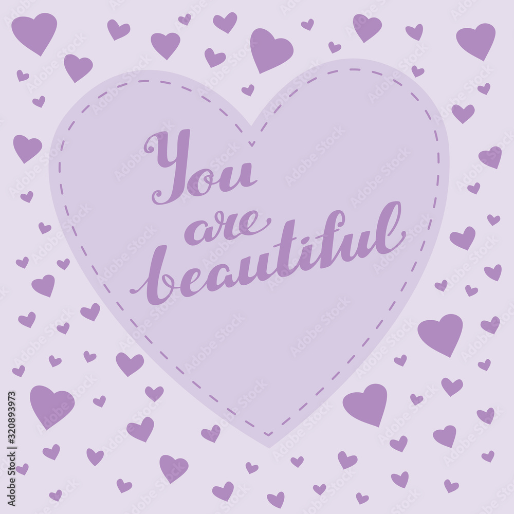 Vector Illustration Valentine Day Greeting Card Vector Illustration Valentine Day Greeting Card
