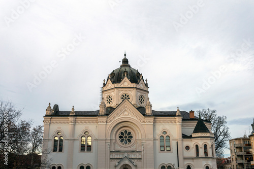 The old Synagogue in Szolnok, Hungary photo