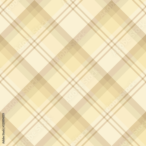 Seamless pattern in gentle beige colors for plaid, fabric, textile, clothes, tablecloth and other things. Vector image. 2