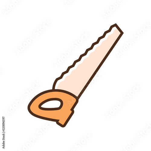 Color icon saw