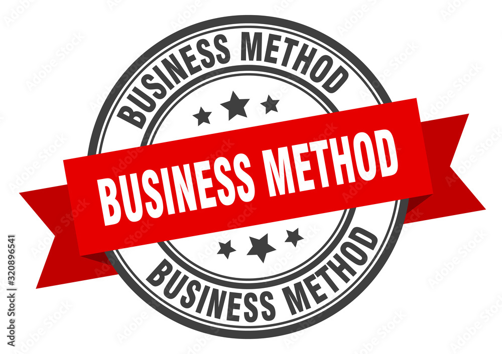 Fototapeta premium business method label. business methodround band sign. business method stamp