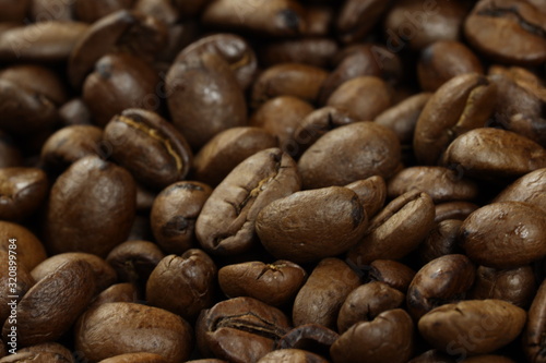 coffee beans close up background