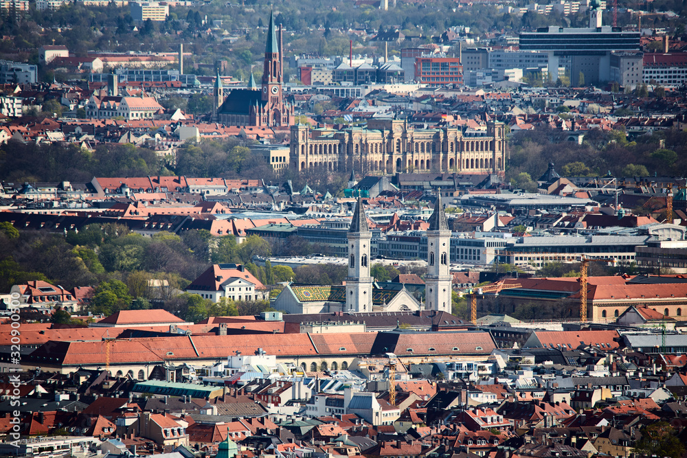 Munich aerial view