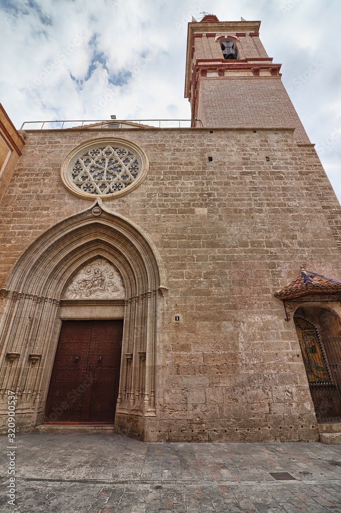 custom made wallpaper toronto digitalFacade of the Church of San Nicolas, Valencia, Spain