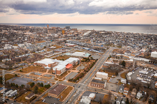 Aerial of Bradley Beach New Jersey photo