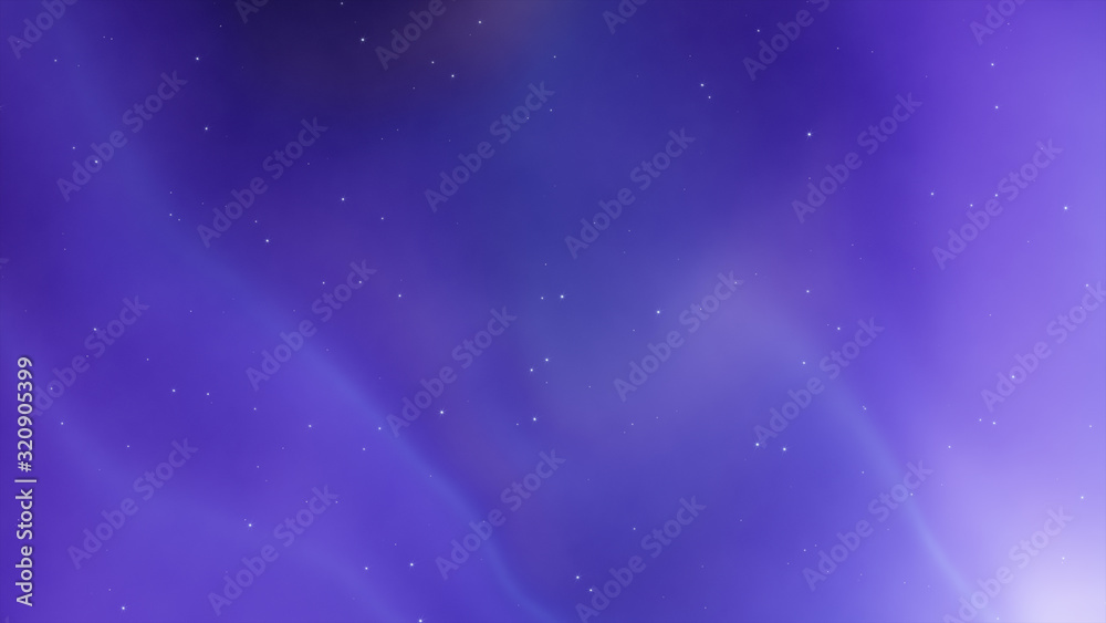 Fototapeta premium Northern lights. Abstract background. Light effects. Neon glow. Violet and blue color.