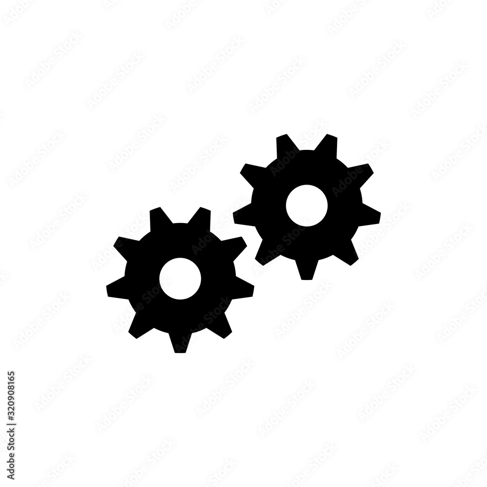 Vector gear icon design Vector gear icon design