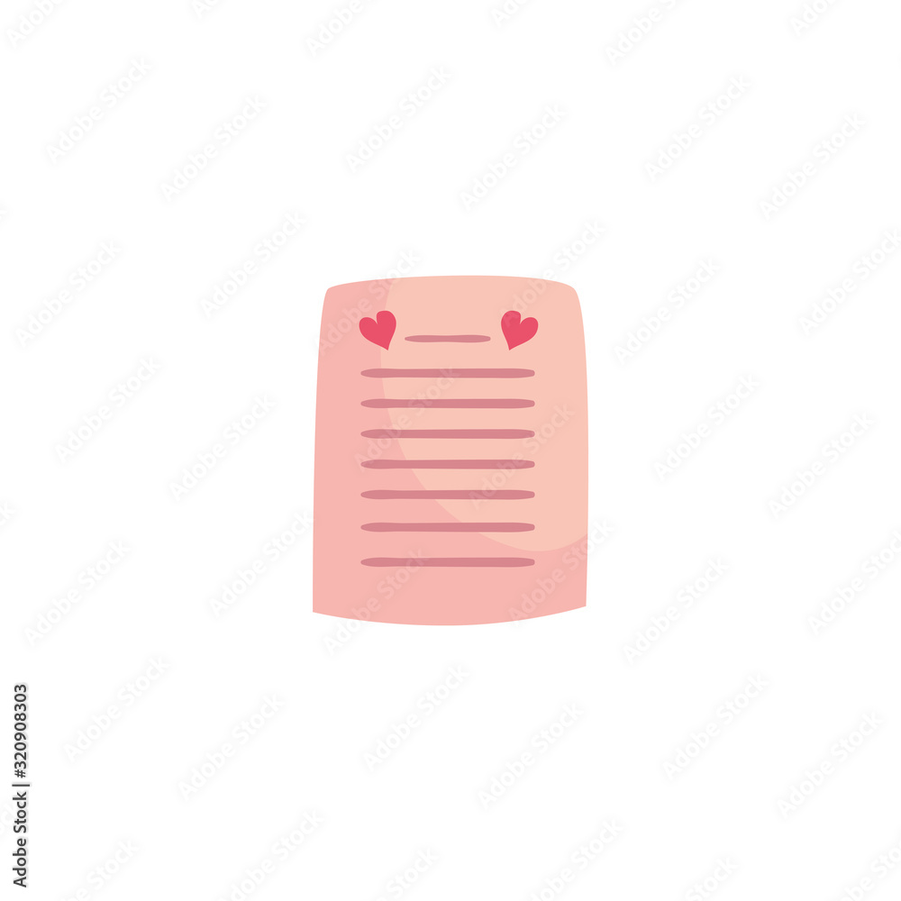 Love card with hearts vector design Love card with hearts vector design