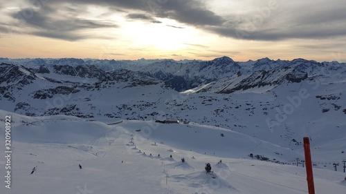winter in mountains
