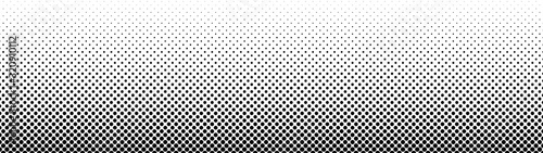 Obraz na płótnie Gradient halftone. Abstract gradient background of black dots. Vector illustration.