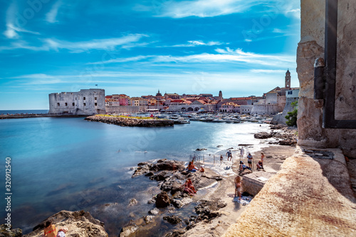 Dubrovnik Lazareti Old town summer