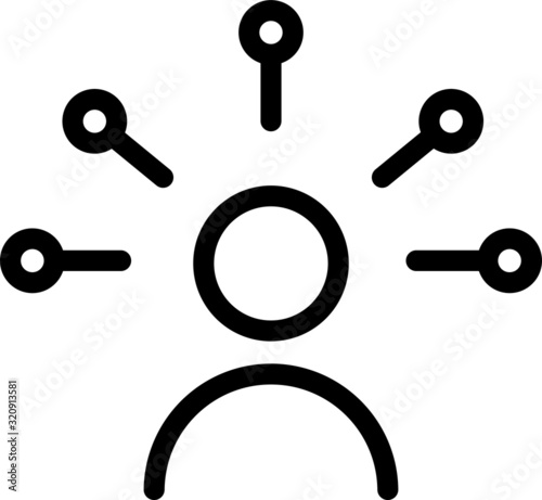 Decision icon, vector illustration