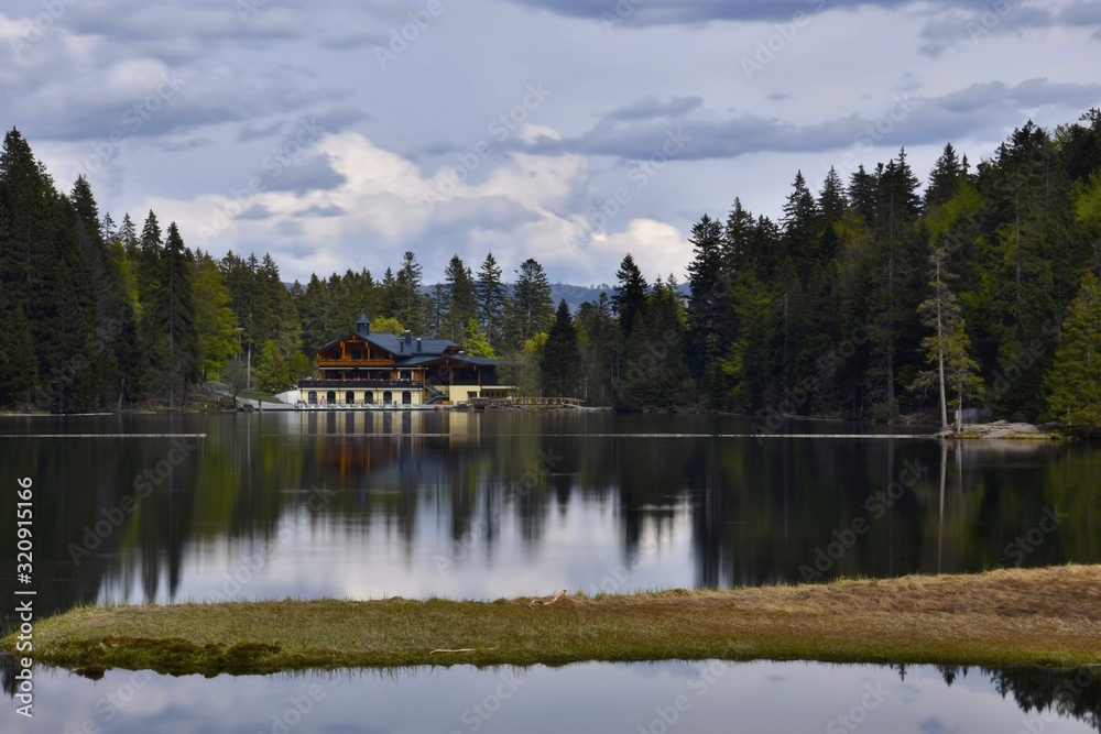 Obraz premium Big Maple lake in Germany