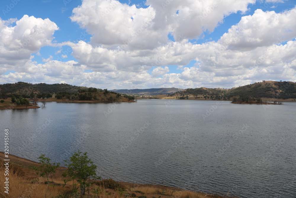 Chaffey Dam Peel River nearby Tamworth, New South Wales Australia