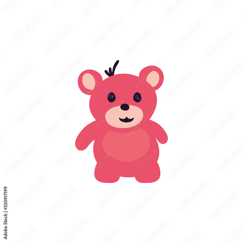 Cute bear cartoon vector design