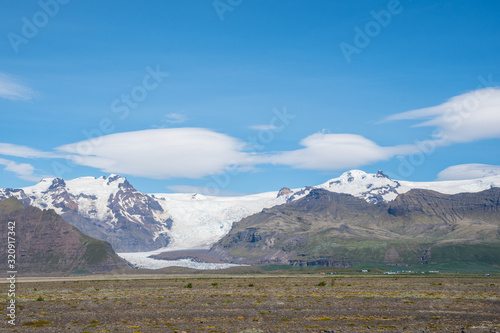 Svinafellsjokull glacier in south Iceland photo