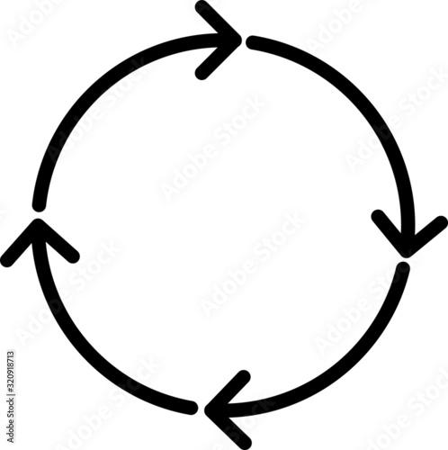 Sequential process icon