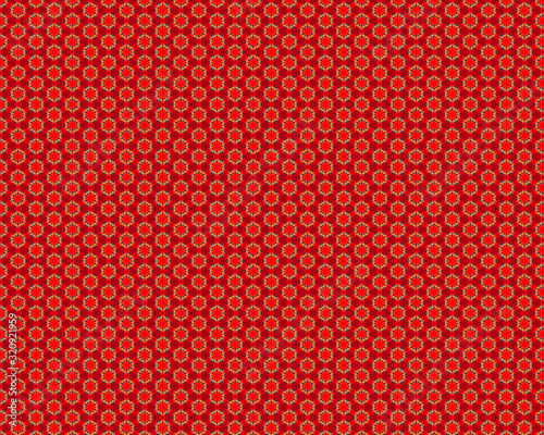 asian pattern with black and red colors 