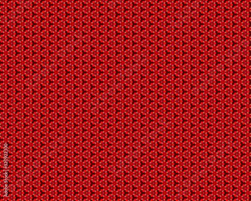 asian pattern with black and red colors 