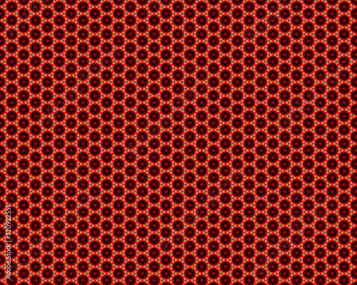 asian pattern with black and red colors 