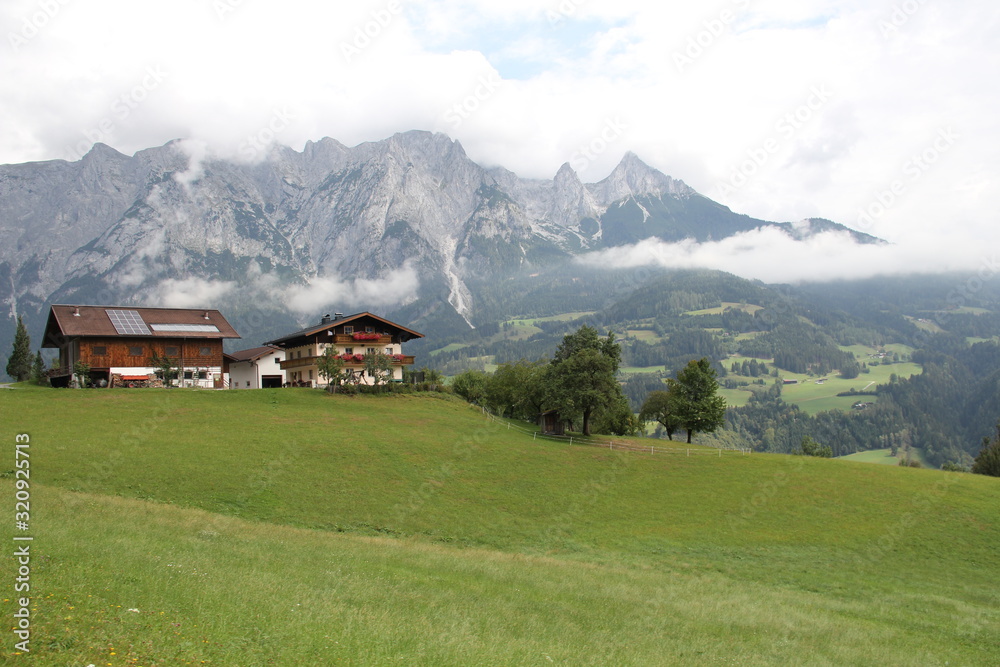 village in the alps village in the alps