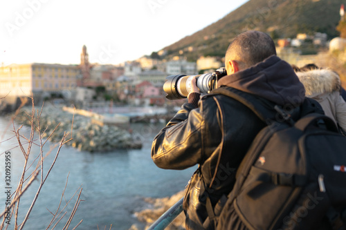 Genova Nervi is a rustic seaside Italian town in Italian Riviera