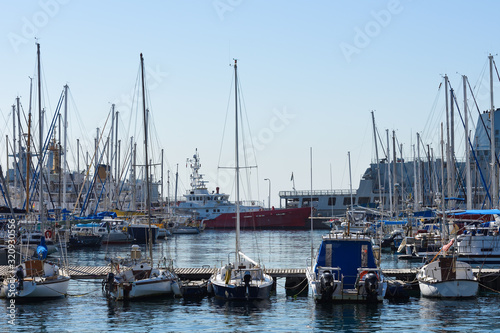Yachts And Boats At Simon's Town Wharf, South Africa