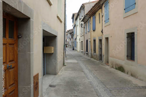 Carcassonne, France - April 27: Capture photo of the narrow street on April 27, 2017 in Carcassonne, France. © cristographic