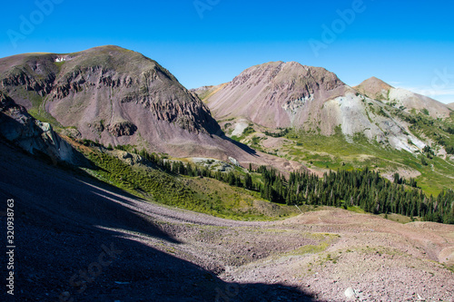 Beautiful Central Utah summer mountain scene