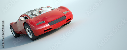 Red sports car