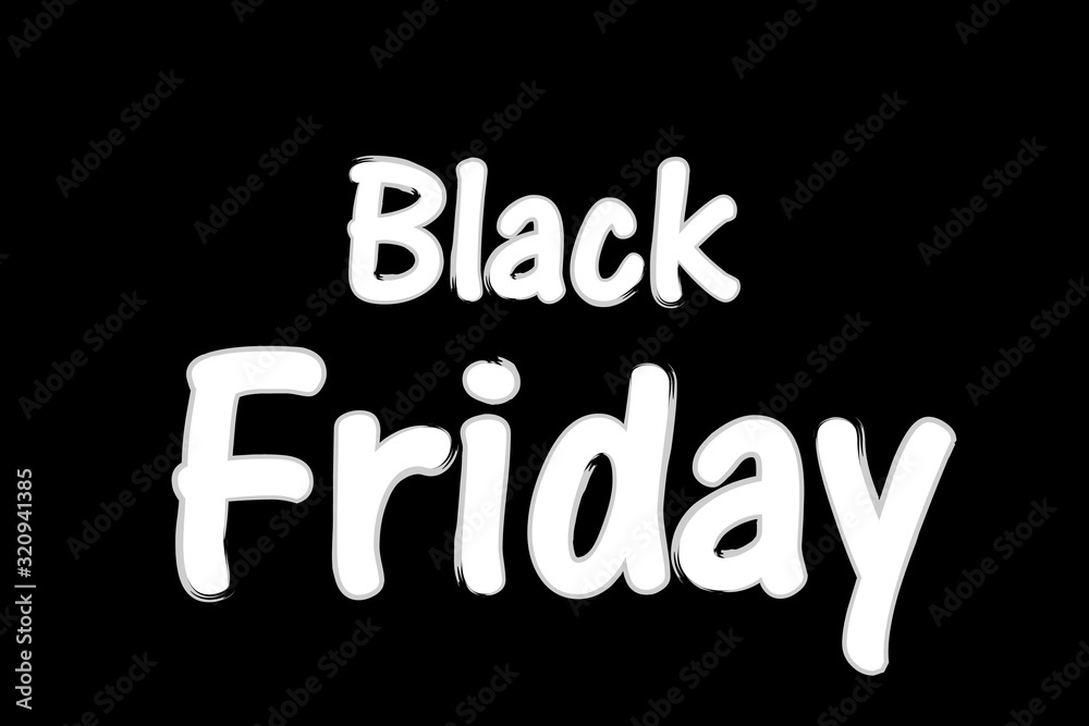 Fototapeta premium Black friday sign vector image