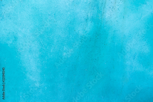 Blue concrete old wall background.