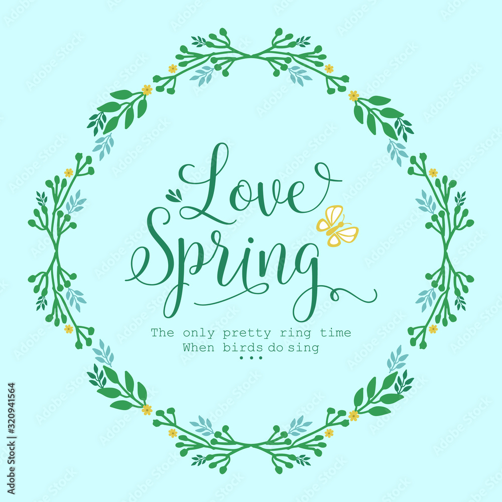 Antique shape Pattern of leaf and floral frame, for love spring card concept. Vector Antique shape Pattern of leaf and floral frame, for love spring card concept. Vector