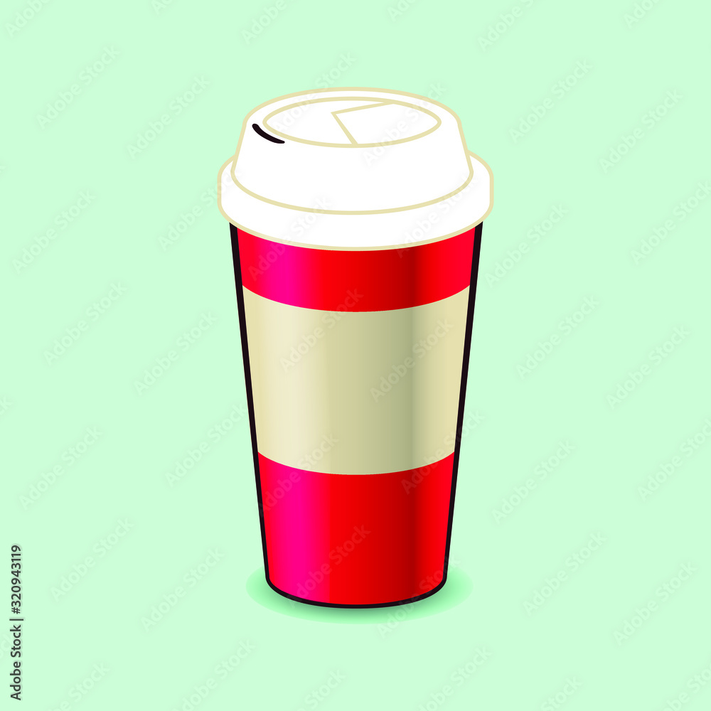 Coffee cup with removable lid Coffee cup with removable lid